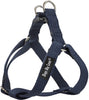 Cotton Web Adjustable Dog Step-in Harness 4 Sizes Blue