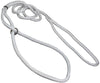 Dog Show Lead Braided Tubular Nylon 52" Long White