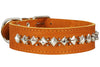 Genuine Leather Spiked Studded Dog Collar Brown Fit 18"-22" Neck 2" Wide Retriever, Doberman