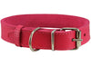 Genuine Leather Dog Collar Pink 4 Sizes