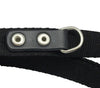 1" Wide 6 Way European Multi-functional Dog Leash, Adjustable Lead Black 40"-70" Long