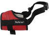 Adjustable Dog Muzzle 6 Sizes Red