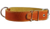 Genuine Leather Dog Collar 14"-21" Neck Size, 1.25" Wide, Amstaff, Pitt Bull