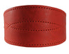 Red Real Leather Tapered Extra Wide Greyhound Whippet Dog Collar 2.75" Wide Fits 12"-16" Neck Medium