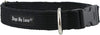 Cotton Web Adjustable Dog Collar 4 Sizes Black