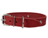 Genuine Leather Studded Dog Collar, Black, 1" Wide. Fits 13"-17.5" Neck Size