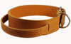 Genuine Leather 25"x1.75" Wide Handle Collar Fits 18"-21" Neck Tan Large Pitbull, Doberman