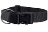 Heavy Duty Adjustable Nylon Dog Collar 1.25" Wide. Fits 15"-25" Neck Large