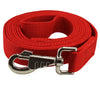 Dog Leash 1" Wide Cotton Web 10 Feet Long for Training Swivel Locking Snap, Pitt Bull, Cane Corso