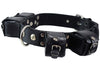 4lbs Genuine Leather Weighted Dog Collar 1.5" wide. Exercise and Training. Fits 19"-24" Neck size