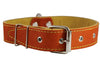Genuine Leather Dog Collar 14"-21" Neck Size, 1.25" Wide, Amstaff, Pitt Bull