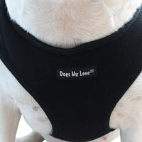 Dogs My Love Soft Vest Harness for Dogs and Puppies 6 sizes Black