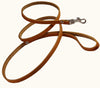 Genuine Leather Classic Dog Leash, 4' Long, 3/8" Wide, Puppies, XSmall Breeds