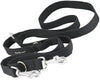 1.25" Wide Cotton Web 6-Way European Multi-functional Dog Leash Adjustable Lead 45"-78" Long XLarge