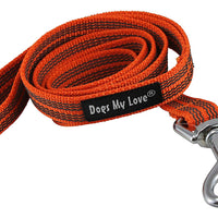Dogs My Love Comfort Grip Non-Slip Dog Leash 4ft 15ft 30ft long for Large Dogs