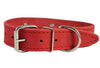 Genuine Leather Studded Dog Collar, 1.25" Wide. Fits 15"-18.5" Neck. Amstaff