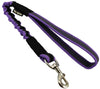 Bungee Shock Absorbing Dog Short Leash Large 20" Long 1" Wide Traffic Lead Lilac