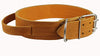Genuine Leather 25"x1.75" Wide Handle Collar Fits 18"-21" Neck Tan Large Pitbull, Doberman