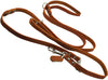 6 Way Euro Multifunctional Leather Dog Leash, Adjustable Lead 49"-94" Long, 1/2" Wide (12 mm)