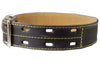Genuine Thick Leather Dog Collar 20"-27" Neck Size, 1.75" Wide, Brown Mastiff, Great Dane