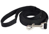 Dog Leash 3/4" Wide Cotton Web 10 Ft Long for Training Swivel Locking Snap, Pitt Bull, Cane Corso