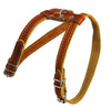 Dogs My Love Real Leather Feline Harness, 16"-18.5" Chest, 1/2" Wide, Medium to Large Cats