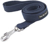 Dog Leash 4.5ft Long Cotton Web for Training, Blue 4 Sizes