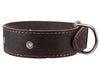 Genuine Leather Studded Dog Collar, Brown, 1.75" Wide. Fits 18.5"-22" Neck.For Large Breeds