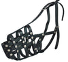 Secure Genuine Leather Mesh Dog Basket Muzzle - Doberman (Circumference 12", Snout Length 4.5")