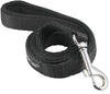 Dogs My Love 4ft Long Neoprene Padded Handle Nylon Leash 4 Sizes Black