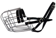 Dogs My Love Metal Wire Basket Dog Muzzle Saint Bernard, Mastiff, Great Dane Circumf 17" Length 5.5"