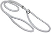 Dog Show Lead Braided Tubular Nylon 52" Long White