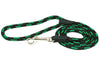 Dogs My Love Dog Rope Leash 4ft Long Green/Black