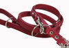 6 Way Euro Multifunctional Leather Dog Leash, Adjustable Lead 49"-94" Long, 3/4" Wide (18 mm)