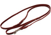 6' Genuine Leather Braided Dog Leash Red 3/8" Wide for Small Breeds