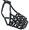 Secure Genuine Leather Mesh Dog Basket Muzzle - Doberman (Circumference 12", Snout Length 4.5")