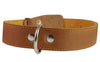 Genuine Leather Collar for Large and XLarge Dogs 20"-25" Neck Size, 1.5" Wide, Brown.