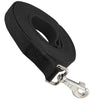 Dog Leash 1" Wide Cotton Web 15 Ft Long for Training Swivel Locking Snap, Pitt Bull, Cane Corso