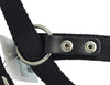 1" Wide 6 Way European Multi-functional Dog Leash, Adjustable Lead Black 40"-70" Long