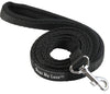 Dogs My Love 6ft Long Neoprene Padded Handle Nylon Leash 4 Sizes Black