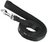 Dogs My Love 4ft Long Neoprene Padded Handle Nylon Leash 4 Sizes Black
