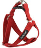 Cotton Web Adjustable Dog Step-in Harness 4 Sizes Red