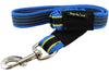 Bungee Shock Absorbing Dog Short Leash Large 20" Long 1" Wide Traffic Lead Blue