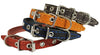 Real Leather Dog Collar 9.5"-13" Neck Size, 1/2" Wide Chihuahua, Puppies