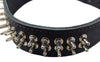 Thick Genuine Leather Spiked Dog Collar 2" wide Sized to Fit 18"-22" Neck Corso, Rottweiler, Pitbull