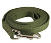 Dog Leash 3/4" Wide Cotton Web 10 Ft Long for Training Swivel Locking Snap, Pitt Bull, Cane Corso