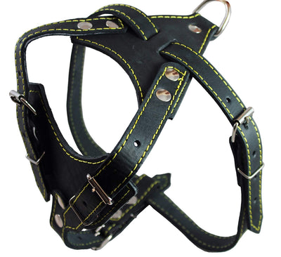 Real Leather Dog Harness, 24.5