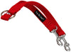 10" Long Nylon 2-way Double Dog Leash - Two Dog Coupler Red 4 Sizes