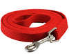 Dog Leash 3/4" Wide Cotton Web 10 Ft Long for Training Swivel Locking Snap, Pitt Bull, Cane Corso