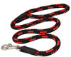 Dogs My Love Dog Rope Leash 4ft Long Red/Black